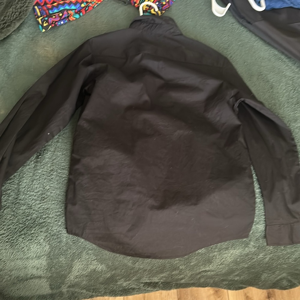 Large Black Button Down - image 2